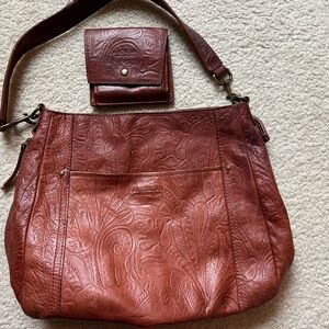 American Leather Co. Purse & Wallet Set
